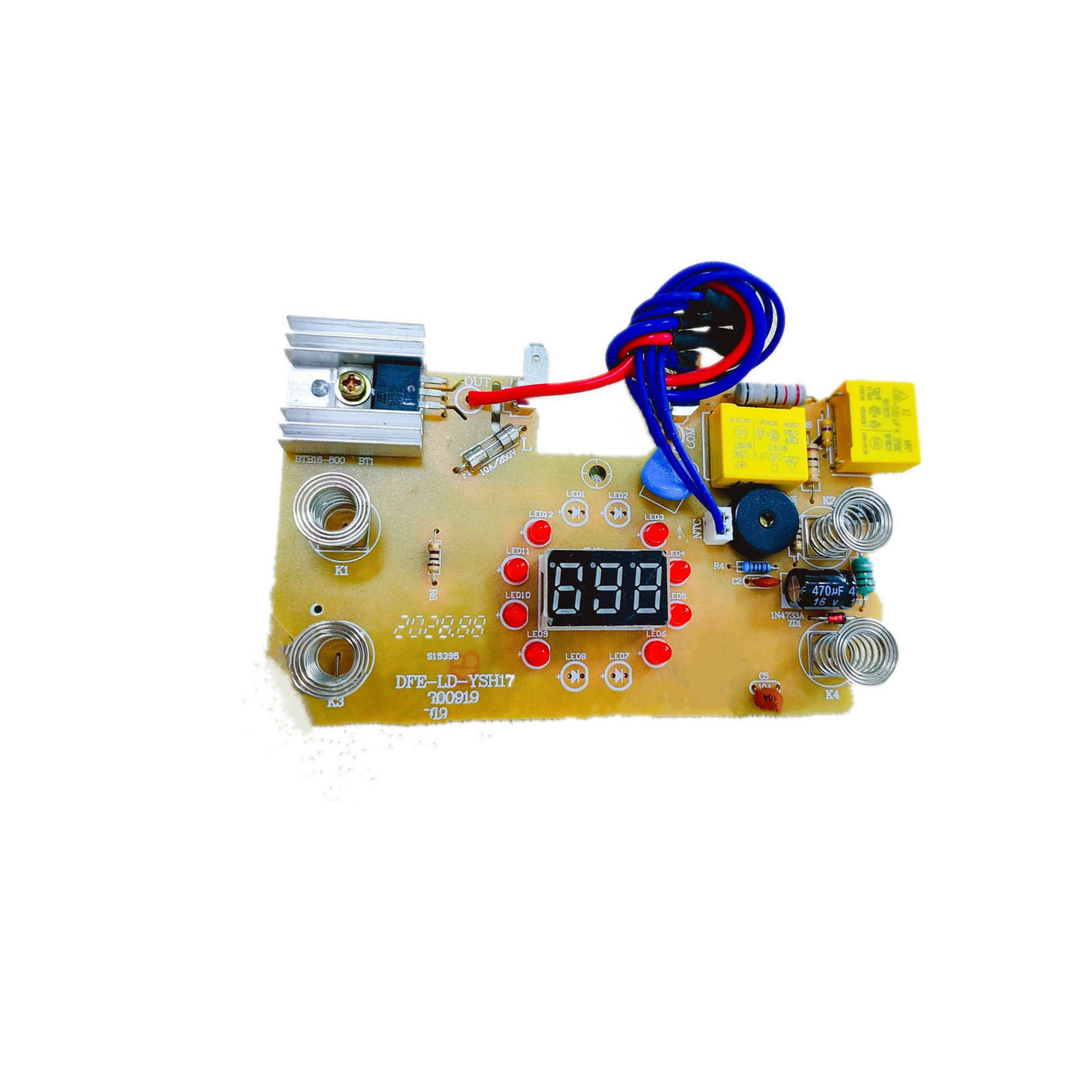 天津便捷智能电水壶控制板方案开发设计 养生壶PCBA线路板来图做样